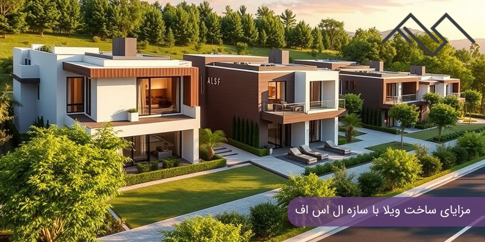 مزایای ساخت ویلا با سازه ال اس اف