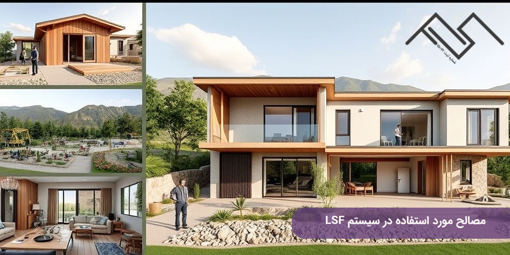 مصالح مورد استفاده در سیستم LSF