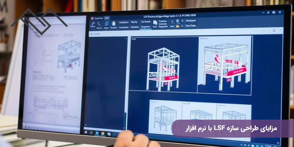 مزایای طراحی سازه LSF با نرم افزار