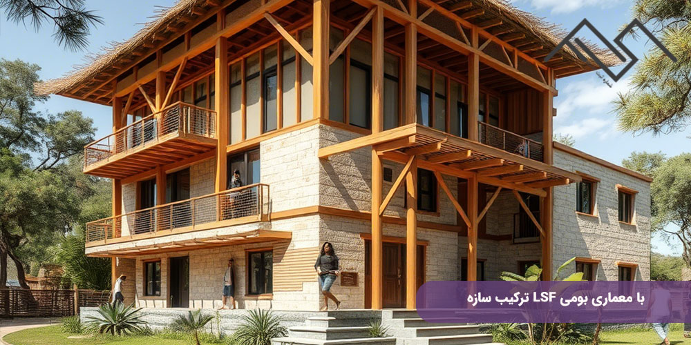 ترکیب سازه LSF با معماری بومی