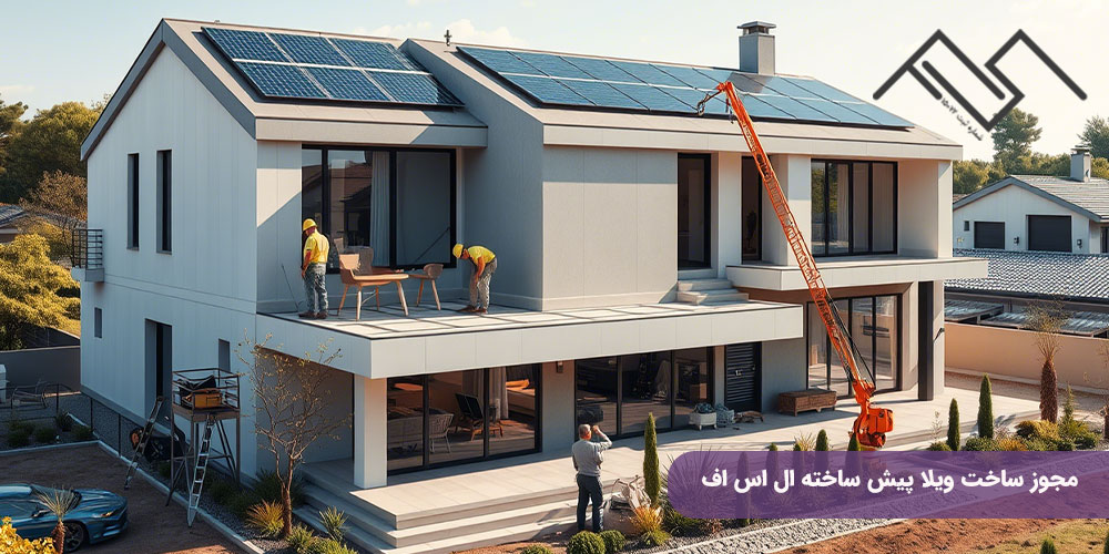 مجوز ساخت ویلا پیش ساخته ال اس اف