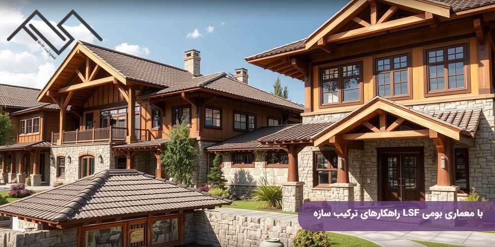 راهکارهای ترکیب سازه LSF با معماری بومی