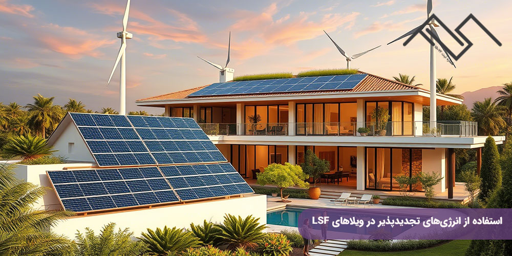 استفاده از انرژی‌های تجدیدپذیر در ویلاهای LSF