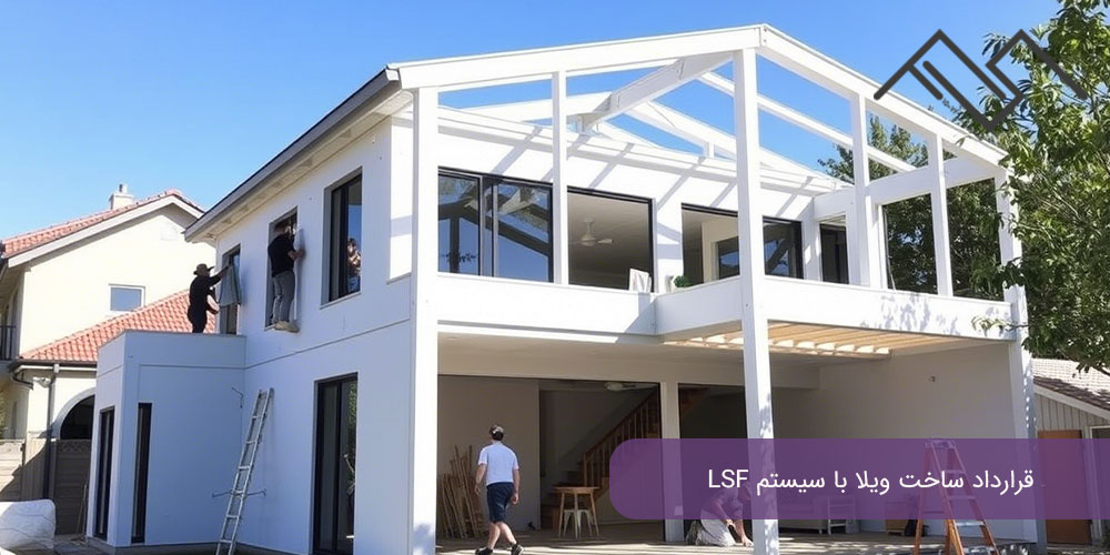 قرارداد ساخت ویلا با سیستم LSF