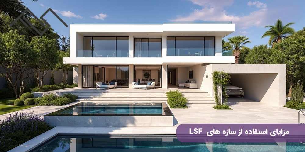 مزایای استفاده از سازه های  LSF.بهترین مصالح برای ساخت سازه های  LSF