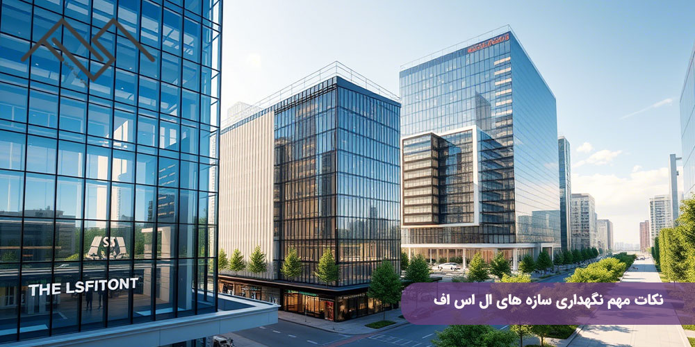 نکات مهم نگهداری سازه های ال اس اف