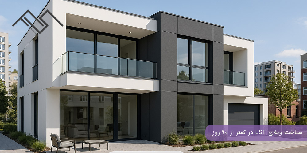 ساخت ویلای LSF در کمتر از 90 روز